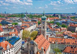 Lais Puzzle - Skyline des Münchner Stadtzentrums - 1.000 Teile