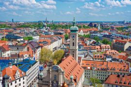 Lais Puzzle - Skyline des Münchner Stadtzentrums - 2.000 Teile