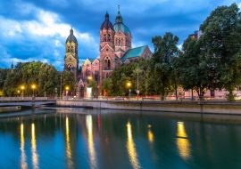 Lais Puzzle - St. Lukas rosa Kirche München - 1.000 Teile