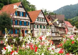 Lais Puzzle - die typischen Häuser von Schiltach, Schwarzwald, Deutschland - 1.000 Teile