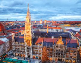 Lais Puzzle - Luftaufnahme des Marienplatzes in München - 40, 100, 200, 500, 1.000 & 2.000 Teile