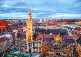 Lais Puzzle - Luftaufnahme des Marienplatzes in München - 1.000 Teile