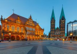 Lais Puzzle - Bremen. Der zentrale Marktplatz. Das Rathaus - 1.000 Teile