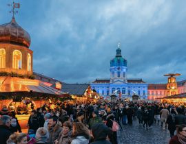 Lais Puzzle - Nächtlicher Weihnachtsmarkt beim Schloss Charlottenburg Winter Berlin Deutschland - 40, 100, 200, 500, 1.000 & 2.000 Teile