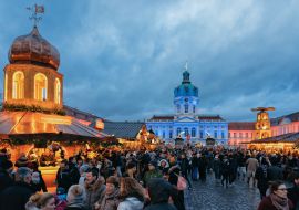 Lais Puzzle - Nächtlicher Weihnachtsmarkt beim Schloss Charlottenburg Winter Berlin Deutschland - 1.000 Teile