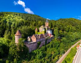 Lais Puzzle - Schloss Zwingenberg, Neckar, Odenwald, Baden-Württemberg, Deutschland - 40, 100, 200, 500, 1.000 & 2.000 Teile