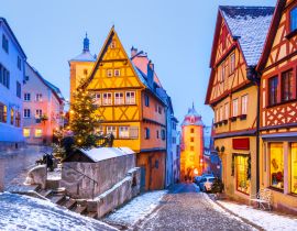 Lais Puzzle - Rothenburg ob der Tauber, Deutschland - Weihnachtsmarkt - 40, 100, 200, 500, 1.000 & 2.000 Teile