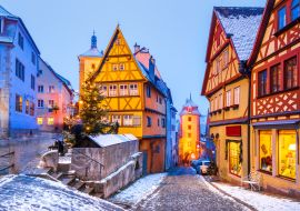 Lais Puzzle - Rothenburg ob der Tauber, Deutschland - Weihnachtsmarkt - 1.000 Teile