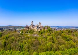 Lais Puzzle - Schloss Braunfels, mit Hubertusturm, Neuer Bergfried, Georgturm und Alter Stock Braunfels, Hessen - 1.000 Teile