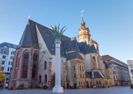 Lais Puzzle - Nikolaikirche mit Nikolaisäule in Leipzig, Sachsen - 1.000 Teile