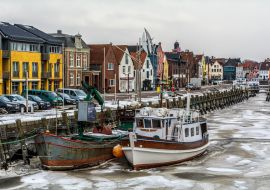 Lais Puzzle - Der Hafen von Husum im Winter - 1.000 Teile