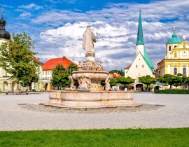 Lais Puzzle - Marienbrunnen und Gnadenkapelle von Altötting, Bayern, Deutschland - 40, 100, 200, 500, 1.000 & 2.000 Teile