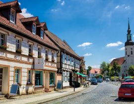 Lais Puzzle - Lübbenau, Deutschland - Altstadt mit Nikolaikirche - 40, 100, 200, 500 & 1.000 Teile