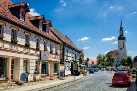 Lais Puzzle - Lübbenau, Deutschland - Altstadt mit Nikolaikirche - 2.000 Teile