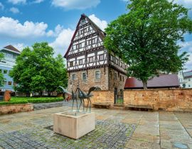 Lais Puzzle - Göppingen Baden-Württemberg Deutschland Fachwerk Umgebindehaus Stuttgart - 40, 100, 200, 500, 1.000 & 2.000 Teile