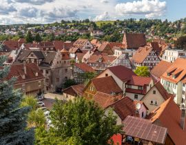 Lais Puzzle - Blick von oben auf die Dächer von Schmalkalden - 40, 100, 200, 500, 1.000 & 2.000 Teile