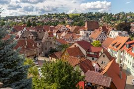 Lais Puzzle - Blick von oben auf die Dächer von Schmalkalden - 2.000 Teile