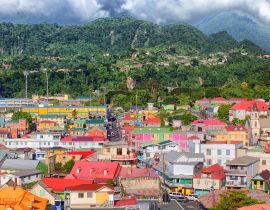 Lais Puzzle - Bunte Gebäude in Rosseau Dominica - 40, 100, 200, 500, 1.000 & 2.000 Teile