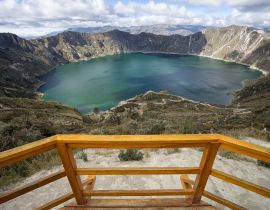 Lais Puzzle - Laguna Quilotoa in Ecuador von der Aussichtsplattform aus gesehen - 40, 100, 200, 500, 1.000 & 2.000 Teile