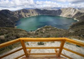 Lais Puzzle - Laguna Quilotoa in Ecuador von der Aussichtsplattform aus gesehen - 1.000 Teile