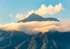 Lais Puzzle - Der hoch gelegene Andengipfel des Vulkans Cotacachi bei Sonnenuntergang in der Nähe von Otavalo und nördlich von Quito, Ecuador - 1.000 Teile