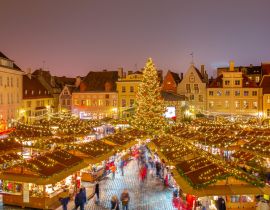 Lais Puzzle - Weihnachtsmarkt in Tallinn, Estland - 40, 100, 200, 500, 1.000 & 2.000 Teile
