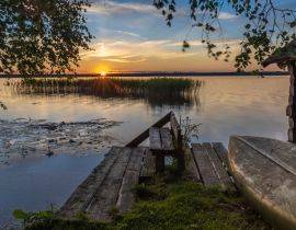 Lais Puzzle - Atemberaubender Sonnenuntergang im Lahemaa-Nationalpark, Estland,. Der größte Park in Estland. Er war der erste Nationalpark in der ehemaligen Sowjetunion. - 40, 100, 200, 500, 1.000 & 2.000 Teile