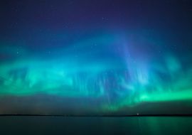 Lais Puzzle - Nordlichter über einem See in Finnland - 1.000 Teile