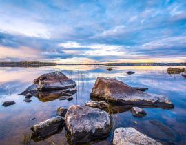Lais Puzzle - Herbstlicher Seeblick von Sotkamo, Finnland - 40, 100, 200, 500, 1.000 & 2.000 Teile