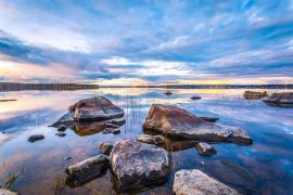 Lais Puzzle - Herbstlicher Seeblick von Sotkamo, Finnland - 2.000 Teile
