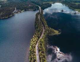 Lais Puzzle - Landschaftsansichten aus der Luft von den Seen bei Punkaharju Finnland - 40, 100, 200, 500, 1.000 & 2.000 Teile