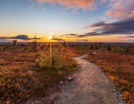 Lais Puzzle - Schöner Herbstabend auf dem Fjäll in Lappland, Finnland, Riisitunturi - 40, 100, 200, 500, 1.000 & 2.000 Teile
