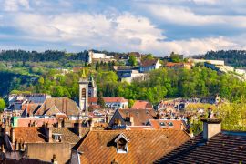 Lais Puzzle - Blick auf die Altstadt von Besancon - Frankreich, Doubs - 2.000 Teile
