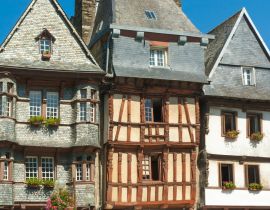 Lais Puzzle - Fachwerkhäuser in Lannion, Bretagne, Frankreich - 40, 100, 200, 500, 1.000 & 2.000 Teile