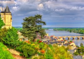 Lais Puzzle - Panorama von Saumur an der Loire in Frankreich - 1.000 Teile