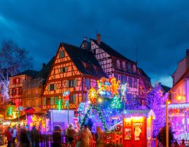 Lais Puzzle - Die französische Stadt Colmar an Heiligabend - 40, 100, 200, 500, 1.000 & 2.000 Teile