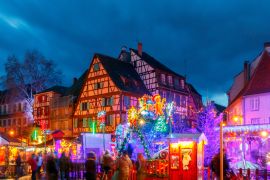 Lais Puzzle - Die französische Stadt Colmar an Heiligabend - 2.000 Teile