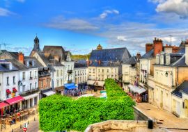 Lais Puzzle - Blick auf die mittelalterliche Stadt Amboise im Loire-Tal in Frankreich - 1.000 Teile