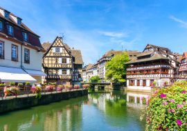Lais Puzzle - Traditionelle bunte Häuser in La Petite France, Straßburg, Elsass, Frankreich - 1.000 Teile
