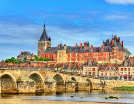 Lais Puzzle - Ansicht von Gien mit dem Schloss und der Brücke über die Loire - Frankreich - 40, 100, 200, 500, 1.000 & 2.000 Teile