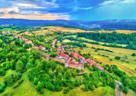 Lais Puzzle - Chateau de Belvoir, eine mittelalterliche Burg im Departement Doubs in Frankreich - 1.000 Teile