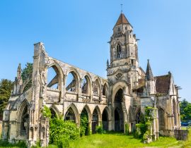 Lais Puzzle - Die Kirche von Saint-Etienne-le-Vieux in Caen, Frankreich - 40, 100, 200, 500, 1.000 & 2.000 Teile