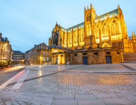 Lais Puzzle - Nachtansicht der Kathedrale in Metz, Frankreich - 40, 100, 200, 500, 1.000 & 2.000 Teile