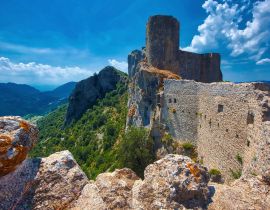 Lais Puzzle - Schloss von Peyrepertuse, eine Ruine der Katharer aus dem 11. - 40, 100, 200, 500, 1.000 & 2.000 Teile