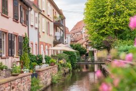 Lais Puzzle - Rue, pont et rivière à Wissembourg, Frankreich - 2.000 Teile
