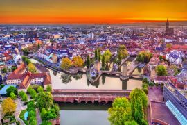 Lais Puzzle - Barrage Vauban, Ponts Couverts und Petite France in Straßburg - 2.000 Teile