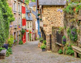Lais Puzzle - Jerzual-Straße, Dinan, Bretagne, Frankreich - 40, 100, 200, 500, 1.000 & 2.000 Teile