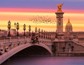 Lais Puzzle - Brücke Alexandre III, Paris, Frankreich - 40, 100, 200, 500, 1.000 & 2.000 Teile