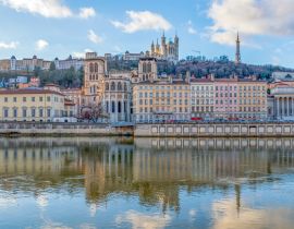 Lais Puzzle - Kathedrale Saint Jean und Basilika Notre-Dame de Fourviere, Wahrzeichen von Lyon, Rhône, Frankreich - 40, 100, 200, 500, 1.000 & 2.000 Teile