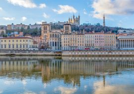 Lais Puzzle - Kathedrale Saint Jean und Basilika Notre-Dame de Fourviere, Wahrzeichen von Lyon, Rhône, Frankreich - 1.000 Teile